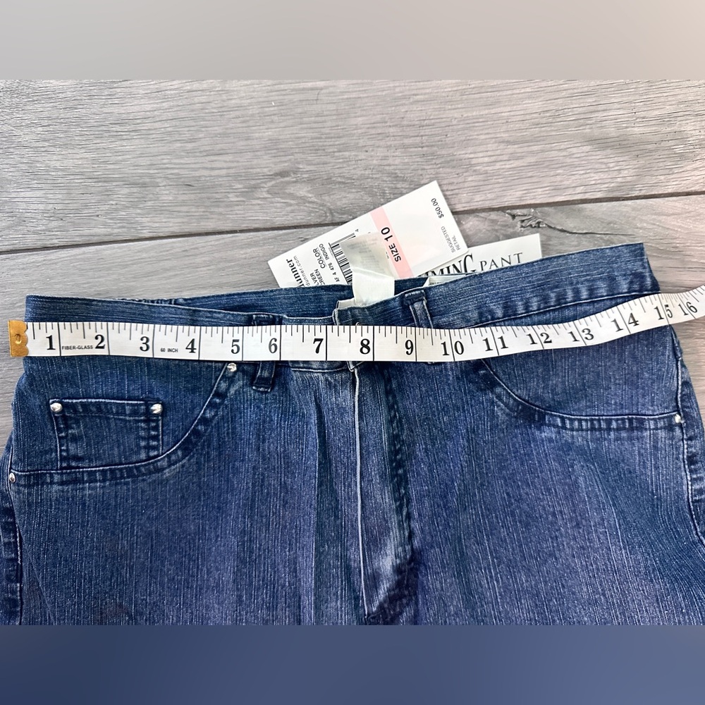 NWT Alfred Dunner Classic Blue Denim Average Length Jeans size 10 - Picture 3 of 7